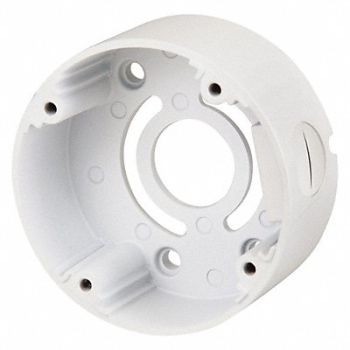 SPECO TECHNOLOGIES Bullet Camera Junction Box White, 49AY97
