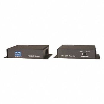 SPECO TECHNOLOGIES VGA Cat5 Extender Black Connection VGA, 49AZ55