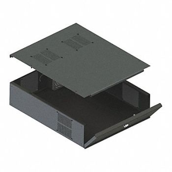 SPECO TECHNOLOGIES Video Recorder Lock Box 22-1/2 in L, 49AZ64
