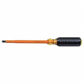 KLEIN TOOLS Insltd Slotted Screwdriver 5/16 in, 49C228