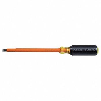 KLEIN TOOLS Insltd Slotted Screwdriver 3/8 in, 49C229