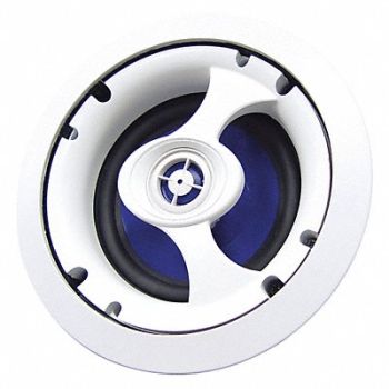 SPECO TECHNOLOGIES In-Ceiling Speaker 2.4 lb White 87dB, 49CA01