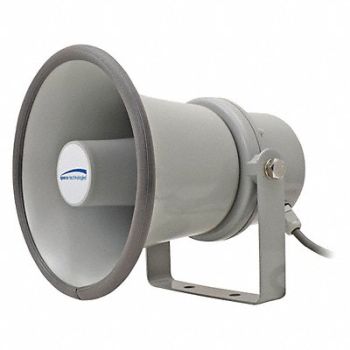 SPECO TECHNOLOGIES PA Weatherproof Speaker 7-1/4 D Aluminum, 49CA10