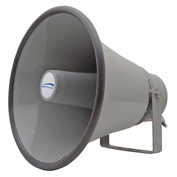 SPECO TECHNOLOGIES PA Weatherproof Speaker 10 D Aluminum, 49CA12