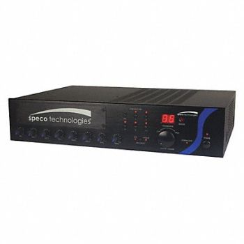 SPECO TECHNOLOGIES PA Amplifier 60W with AC Power Cord, 49CA21