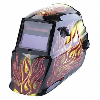 LINCOLN ELECTRIC Welding Helmet Brown Ratchet Plastic, 49CE29