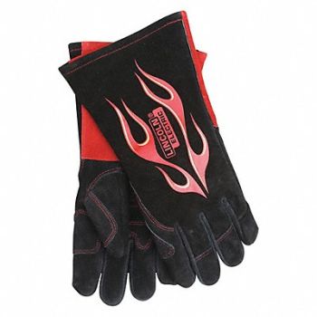 LINCOLN ELECTRIC Welding Gloves MIG/Stick 13-3/4 L PR, 49CE33