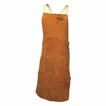 LINCOLN ELECTRIC Welding Waist Apron Leather 45 in L, 49CE37