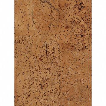 GRAINGER APPROVED Cork Sheet L 24 in Plain Backing, 49CE64