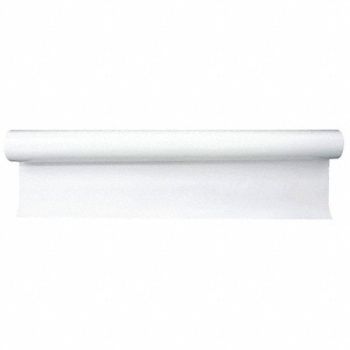 GRAINGER APPROVED Dry Erase Wallpaper 96 in H White, 49CE70