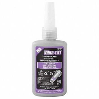 VIBRA-TITE Low-Strength Threadlocker 1.6907 fl oz, 49CE72
