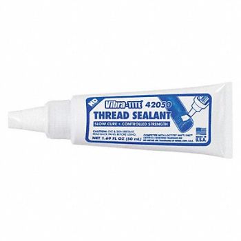 VIBRA-TITE Thread Sealant White Tube 50mL, 49CE88