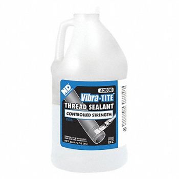 VIBRA-TITE Thread Sealant White Bottle 1L, 49CE89