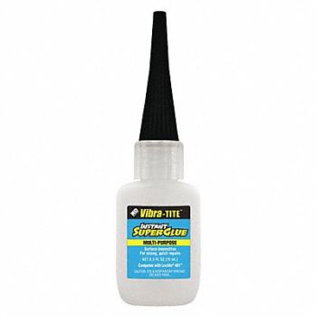 VIBRA-TITE Instant Adhesive 0.5 fl oz Bottle, 49CF29