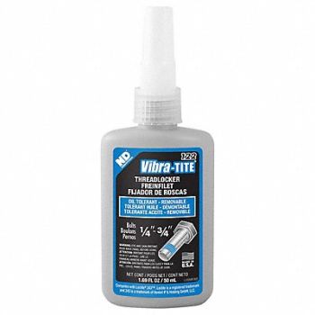 VIBRA-TITE Medium-Strength Threadlocker 1.690 fl oz, 49CF36