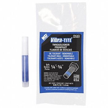 VIBRA-TITE Medium-Strength Threadlocker 0.060 fl oz, 49CF37