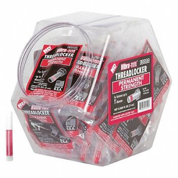 VIBRA-TITE HiStrength Threadlocker 0.06 fl oz PK100, 49CF48