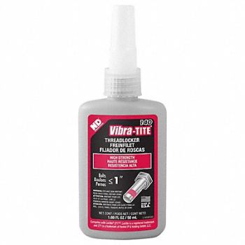 VIBRA-TITE High-Strength Threadlocker 1.6907 fl oz, 49CF62