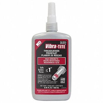 VIBRA-TITE High-Strength Threadlocker 8.4535 fl oz, 49CF63