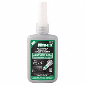 VIBRA-TITE Medium-Strength Threadlocker 1.690 fl oz, 49CF70