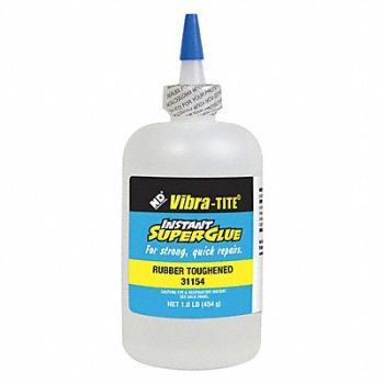 VIBRA-TITE Instant Adhesive 1 lb Bottle, 49CG48