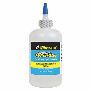 VIBRA-TITE Instant Adhesive 1 lb Bottle, 49CG79