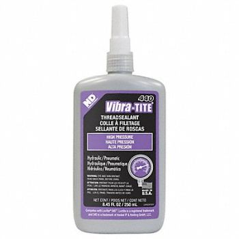 VIBRA-TITE Pipe Thread Sealant 8.4535 fl oz Purple, 49CH16