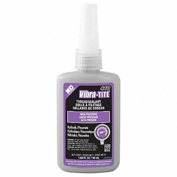 VIBRA-TITE Pipe Thread Sealant 1.6907 fl oz Purple, 49CH17