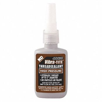 VIBRA-TITE Thread Sealant Brown Bottle 10mL, 49CH19