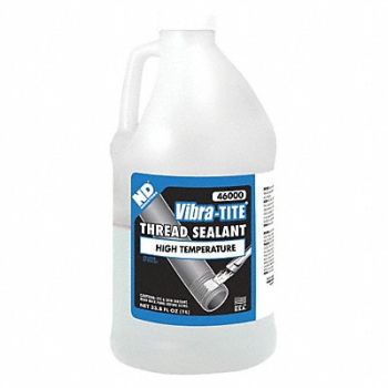 VIBRA-TITE Thread Sealant White Bottle 1L, 49CH26