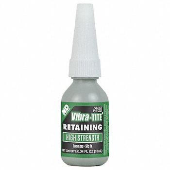 VIBRA-TITE Retaining Compound 0.3381 fl oz Green, 49CH36