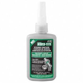 VIBRA-TITE Retaining Compound 1.6907 fl oz Green, 49CH42