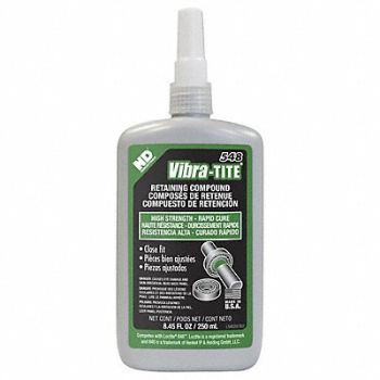VIBRA-TITE Liquid 8.45 oz Retaining Compound 0.007, 49CH47