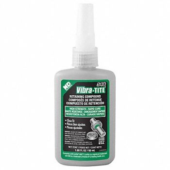 VIBRA-TITE Retaining Compound 1.6907 fl oz Green, 49CH48