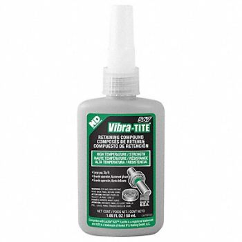 VIBRA-TITE Retaining Compound 1.6907 fl oz Green, 49CH59