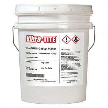 VIBRA-TITE Gasket Sealant 4.5 gal Gray, 49CJ59