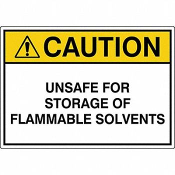 GRAINGER APPROVED Label 3.5in x 5in Polyester PK5, 49CK28