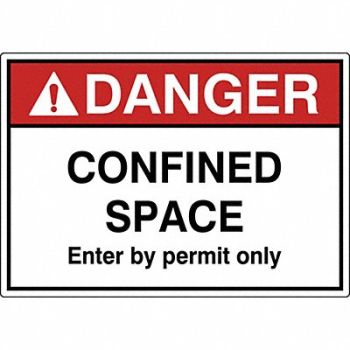 GRAINGER APPROVED Label 3 1/2 inx5 in Polyester PK5, 49CK35