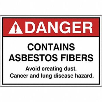 GRAINGER APPROVED Label 3 1/2 inx5 in Polyester PK5, 49CK36