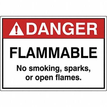 GRAINGER APPROVED Label 3 1/2 inx5 in Polyester PK5, 49CK37