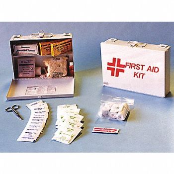 ABILITY ONE First Aid Kit 25 People Served Per Kit, 49CL04