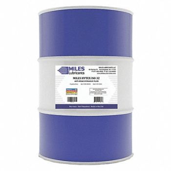 MILES LUBRICANTS Oil 32 10W Drum 400 lb 99 Viscosity, 49CL19