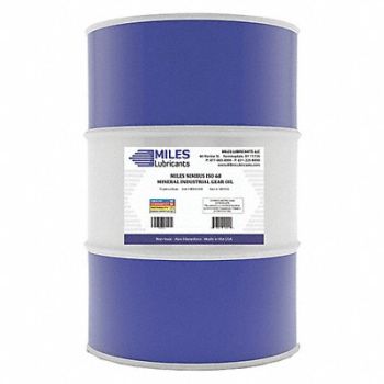 MILES LUBRICANTS Gear Oil Drum 400 lb 68 ISO Viscosity, 49CL35