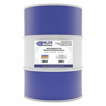 MILES LUBRICANTS Gear Oil Amber Drum 400 lb -10 deg.F, 49CL39