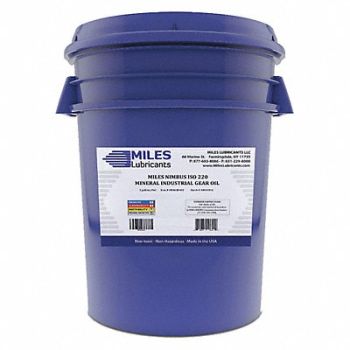 MILES LUBRICANTS Gear Oil Amber Pail 35 lb 420 deg.F, 49CL40