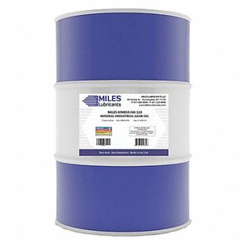 MILES LUBRICANTS Gear Oil Amber Drum 400 lb 450 deg.F, 49CL43