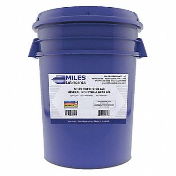 MILES LUBRICANTS Gear Oil Amber Pail 35 lb 440 deg.F, 49CL44