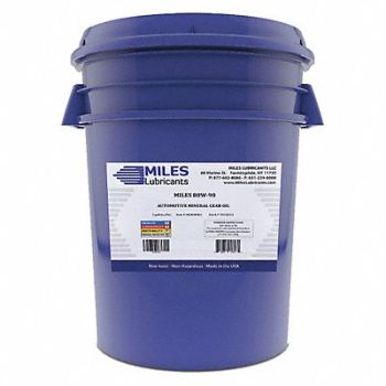 MILES LUBRICANTS Gear Oil Yellow Pail 35 lb -30 deg.F, 49CL46