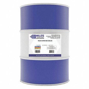 MILES LUBRICANTS Grease Drum 400 lb., 49CL58