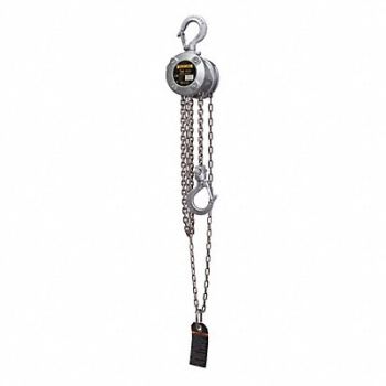 HARRINGTON Mini Chain Hoist 1000 lb 20 ft Lift, 49CY88
